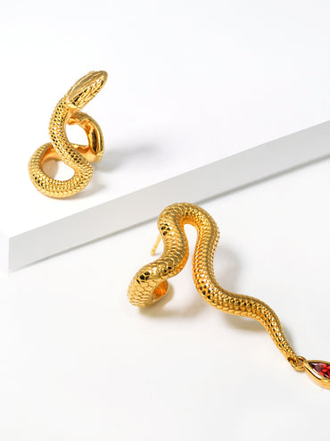 Mythical Serpent Ear Cuff & Earrings